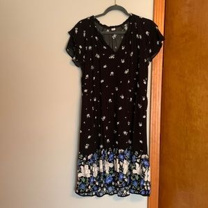 Old navy floral swing dress